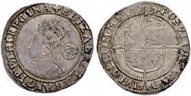 GROSSBRITANNIEN
Königreich. Elizabeth I. 1558-1603. 6 Pence 1573, London. Münzzeichen Kreuz (cross). 3.16 g. Seaby 2562. Kleine Kratzer / Small scrat...