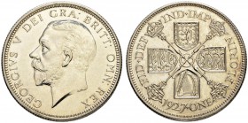 GROSSBRITANNIEN
Königreich. George V. 1910-1936. 1 Florin 1927, London. 11.33 g. Seaby 4038. Polierte Platte. FDC / Choice Proof. (~€ 85/~US$ 105)