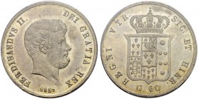 ITALIEN
Neapel / Sizilien. Ferdinando II. 1830-1859. Mezza piastra (60 Grani) 1857. Pagani 249. PCGS MS62. (~€ 255/~US$ 315)