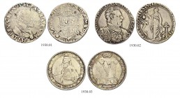 ITALIEN
Lots. Diverse Münzen. MODENA. Cesare d'Este. Ducatone 1612 (?). Beschnitten / Clipped. 23.8 g. MAILAND. Philipp II. Scudo d'argento 1579. Bes...