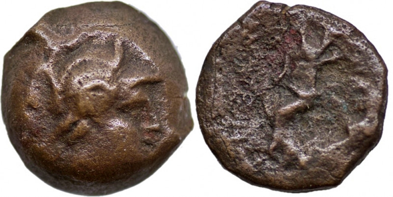 SELEUKID KINGS, Antiochos III. 222-187 BC. Æ (3.36g/ 15mm)