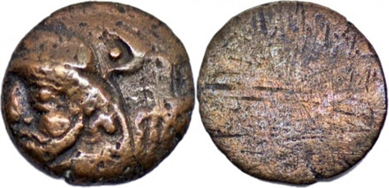 Kings of Elymais. Kamnaskires IV or V, 1st century B.C. AE Drachm (2.21g/ 14mm),...