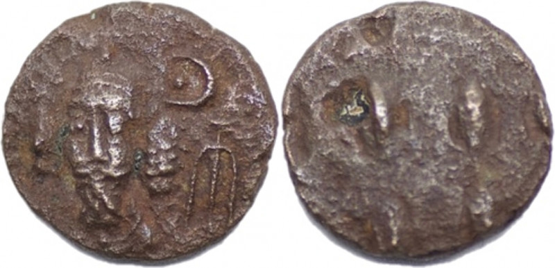 Kings of Elymais. Orodes II 57-38 BC. AE Drachm (3.38g/ 14mm) Very Fine