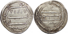 ABBASID: al-Rashid, 786-809, AR dirham , al-'Abbasiya, AH171