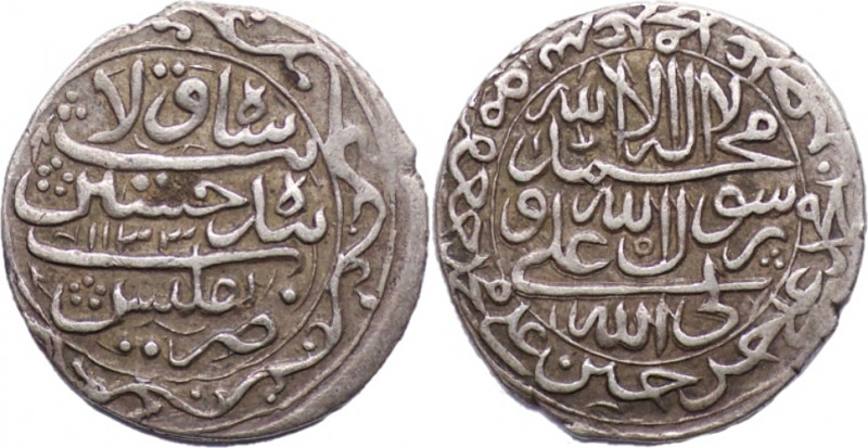 Safavids. Sultan Husayn. 1105-1135/1694-1722. AR abbasi (5.39g/ 24mm). Tiflis mi...