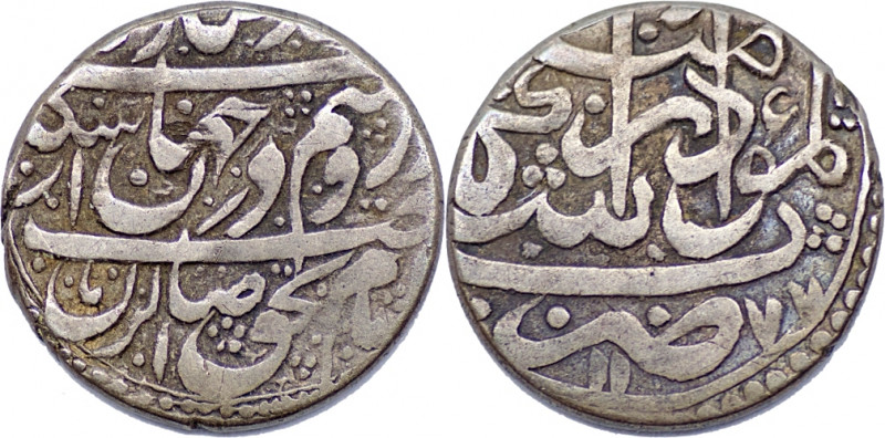 ZAND: Karim Khan, 1753-1779, AR Abbasi (4.56g/ 19mm) , Kashan, AH1177, A-2799 ty...