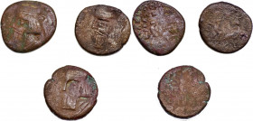 Group lot of 3 AE Parthian Chalkons