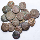 Group lot of 21 AE Ancient coins