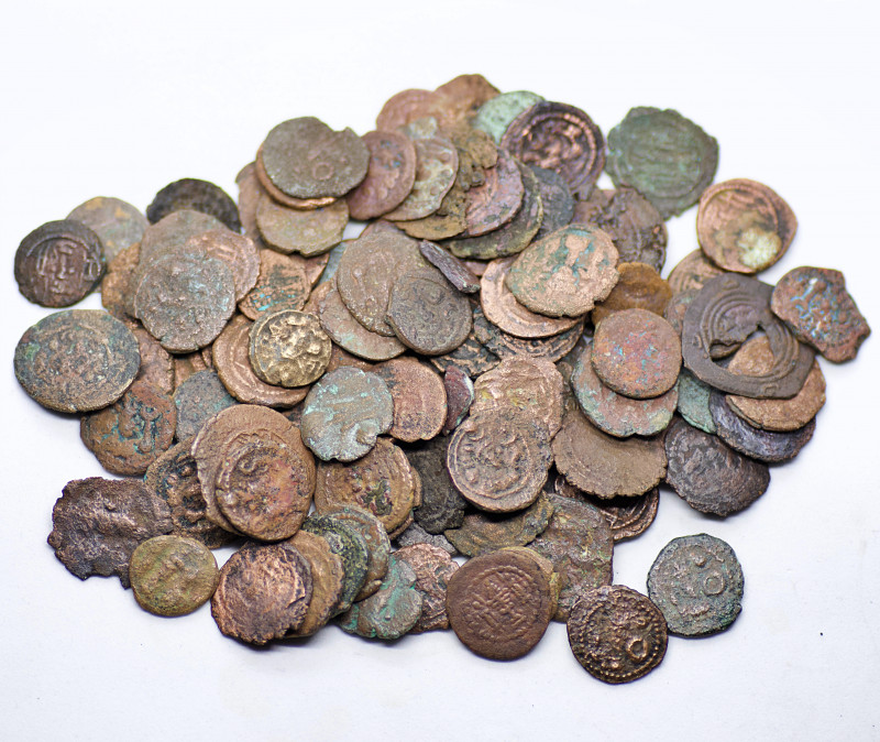 Group lot of 112 AE Sasanian Pashiz including: Ardashir I, Shaper I,Yazdgard II,...