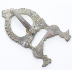 A ancient Roman or Byzantine Bronze belt buckle