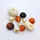 Group of 11 different ancient beads