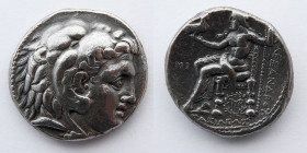 GREEK: Seleukos I Nikator, 312-281 BC, AR Tetradrachm (26mm, 17.1g). Second satrapy and kingship, 312-281 BC. In the name and types of Alexander III o...