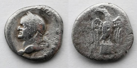 ROMAN EMPIRE: Vespasian, AD 69-79, AR Denarius (2.9g), Eagle Reverse. Fine to VF.