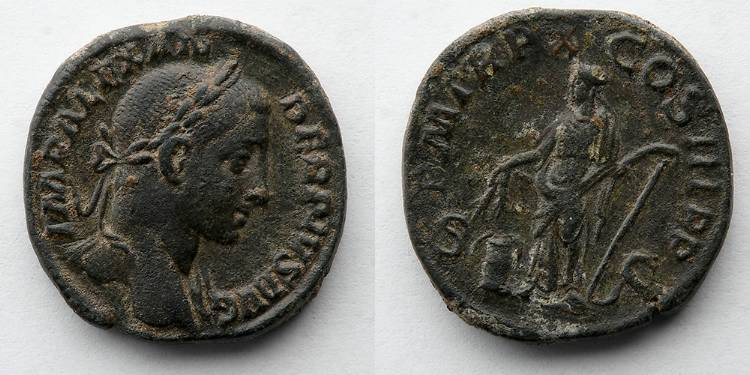 ROMAN EMPIRE: Severus Alexander, Sestertius, AD 222-235, 29mm, 21.02g, 1h. Rome ...