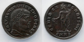 ROMAN EMPIRE: Maximinus II AD 308-309, BI Nummus, ANACS 55, Nicomedia Mint.