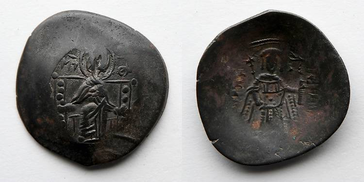 BYZANTINE EMPIRE: Manuel I Comnenus, AD 1143-1180, Aspron Trachy (4.3g). Obverse...