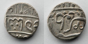 BOMBAY PRESIDENCY: AR rupee, Poona (Pune), 22mm, 11.1g. EF /AU. Purchased from Steve Album.The third Anglo - Maratha war (the Pindari war) ended in 18...