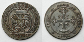 SWITZERLAND: Neuchâtel, Frederick William III of Prussia, 1800, Billion 4 Kreuzer,(27mm, 3.07g, 6h) Great Toning. Obverse: Crowned arms within beaded ...