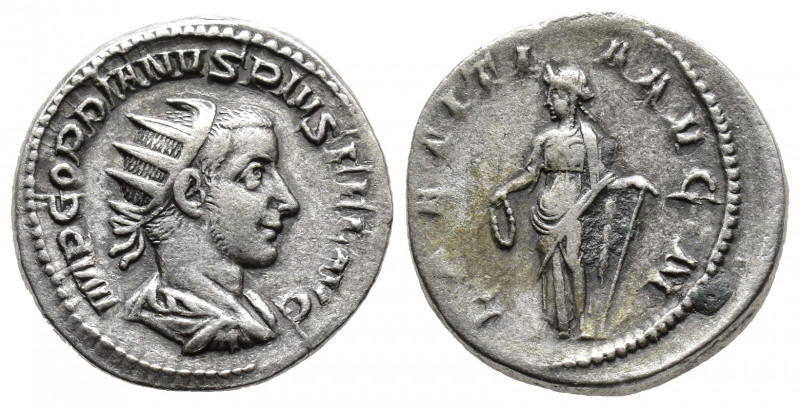 Gordian III (238-244 AD) Rome AR Antoninianus. Obv: IMP GORDIANVS PIVS FEL AVG. ...