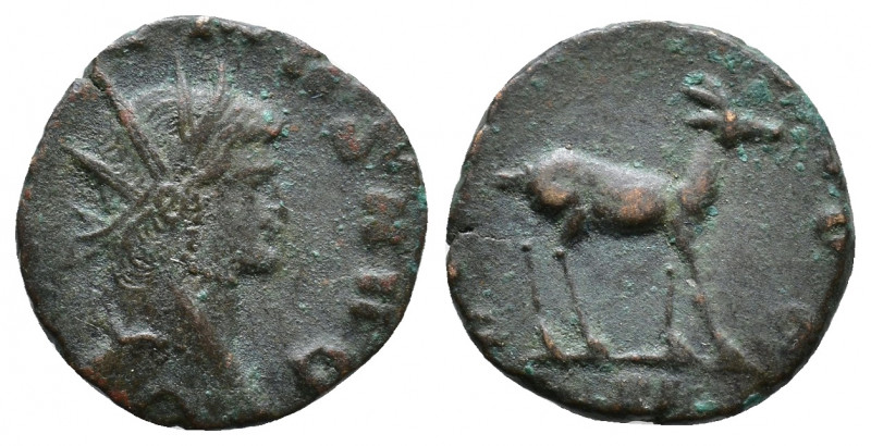 Gallienus Ӕ Antoninianus. Rome, AD 253-268. GALLIENVS AVG, radiate head right / ...