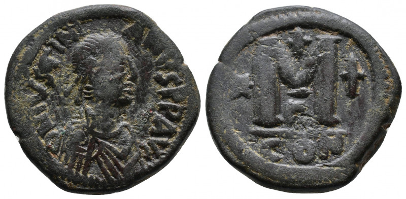 Justin I & Justinian I. 527. Æ Follis 16,98g