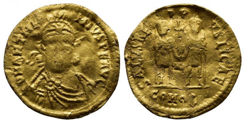 Anthemius. AD 467-472. AV Solidus 4,37gr. Mediolanum (Milan) mint. Struck AD 467...