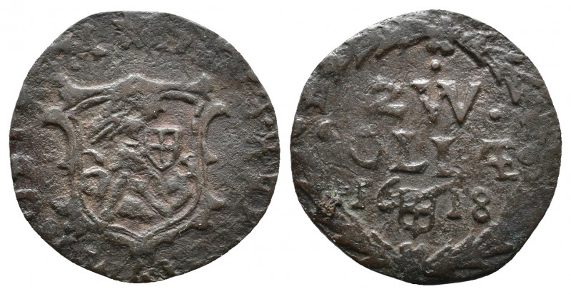 Uncertain medieval coin AE 1,15g