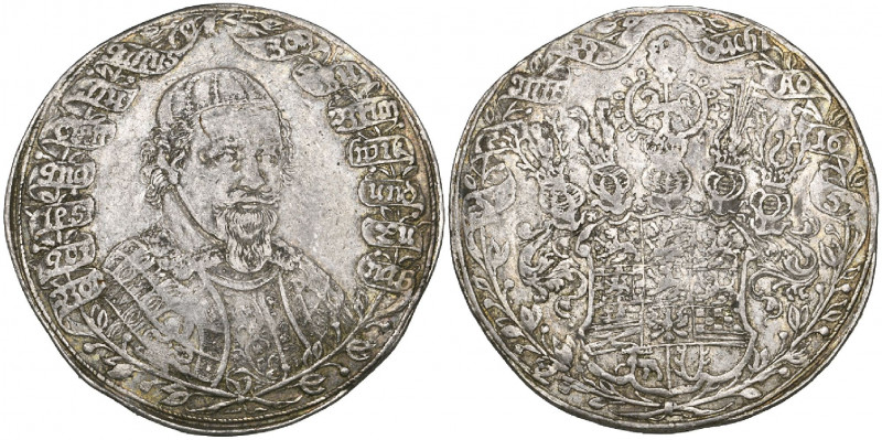 Brunswick-Wolfenbüttel, August der Jüngere, reichstaler, 1657 Zellerfeld, bust t...