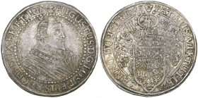 Brunswick-Lüneburg-Celle, August der Ältere, Bishop of Ratzeburg (1633-36), reichstaler, 1634 Clausthal, bust right, legend ends LUN, rev., helmeted a...