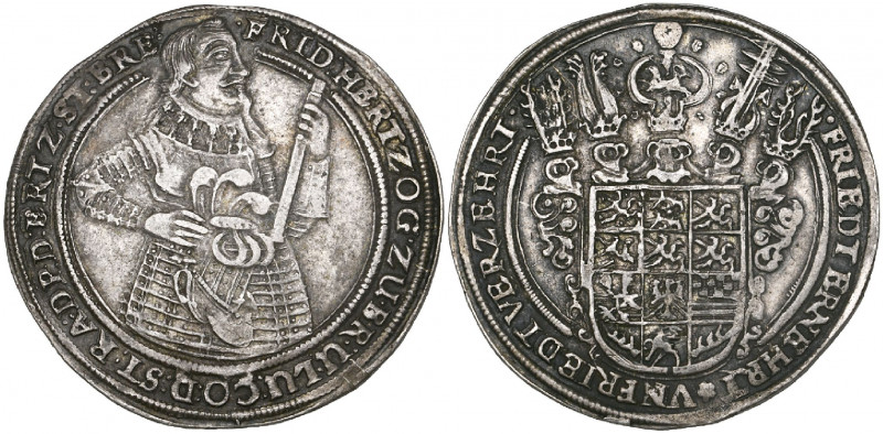 Brunswick-Lüneburg-Celle, Friedrich von Celle, reichstaler, undated (1643-48), Z...