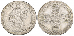 Brunswick-Calenburg-Hannover, George II (1727-60), sixth taler, 1729, Clausthal, arms with value in centre, rev., St Andrew, 3.26g (Welter 2612; Fiala...