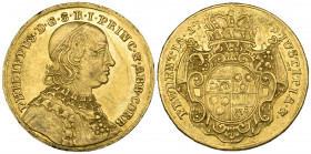 Germany, Corvey, Philipp Spiegel (1758-76), ducat, 1759, 3.38g (F. 850; Ilisch/Schwede 380), light test-mark and a couple of surface scratches, about ...