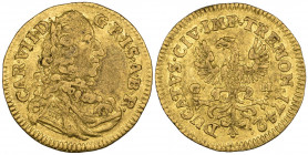 Germany, Dortmund, City, ducat, 1742, with portrait and titles of Karl VII, 3.41g (F. 863; Berghaus 235), good fine, extremely rare 

Estimate: GBP ...