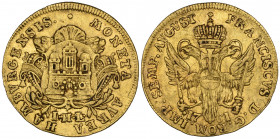 Germany, Hamburg, ducat, 1751, 3.48g (F. 1125), wavy flan, very fine 

Estimate: GBP 400-600