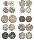 Hessen-Darmstadt, Death of Anna Eleonora, Wife of Georg of Hannover, 1659, eighth-taler, Zellerfeld, arms, rev., ten-line inscription (Welter 1468), h...