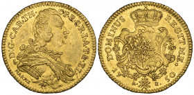 Germany, Jülich-Berg, Karl Theodor (1742-99), ducat, 1750, bust right, by Marmé, 3.49g (F. 1414; Noss 953), slightly wavy flan, very fine or better 
...