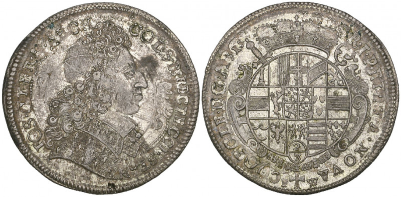 Köln, Joseph Klemens Herzog von Bayern, two-thirds taler, 1715, bust right, rev....