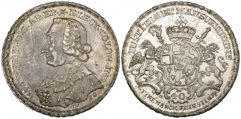 Köln, Maximilian Friedrich, Graf von Königseck (1761-84), pattern quarter-taler,...