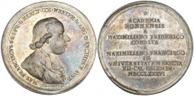 Köln, Ferdinand August, Graf von Spiegel zu Desenberg (1824-35), Restitution of the Diocese 1833, silver medal, by Francke, bust left, rev., five-line...