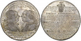 Königsegg-Rothenfels, Franz Hugo and his brothers (1737-71), reichstaler, 1759, Vienna, busts of the four brothers, rev., arms and twenty-two-line ins...