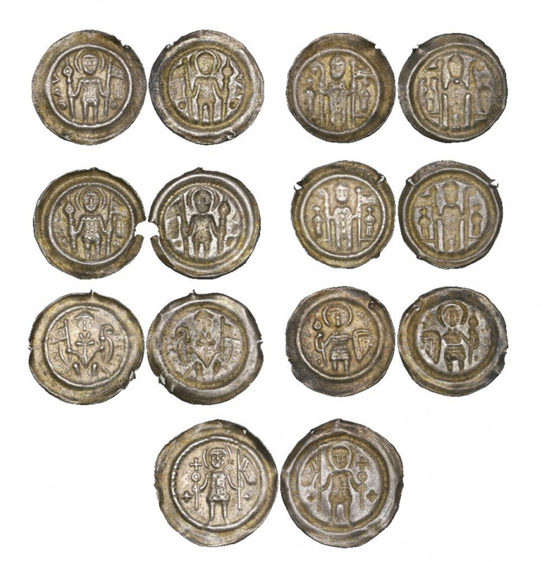 Magdeburg. Albrecht von Kafernburg (1205-1232), bracteates (7), archbishop seate...