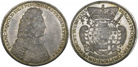Münster, Franz Arnold von Wolff-Metternich zur Gracht, reichstaler, 1715 wr (Wilhelm Ritter), Münster, bust right, rev., arms, 28.85g (Dav. 2467), sli...