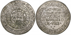 Münster, City under Anabaptist Rule, 1½ talers, dated 1534, a 17th Century striking, inscriptions both sides, 43.25g (Dav. 9583), extremely fine 

E...
