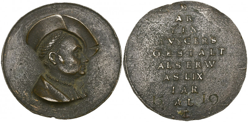 Germany, Martin Tucher (1460-1528), Burgomeister of Nuremberg, bronze medal by H...