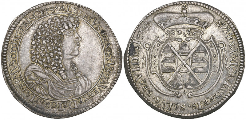 Öttingen, Albert Ernst (1659-83), Elevation to Prince, 1675, chronogrammatic dat...