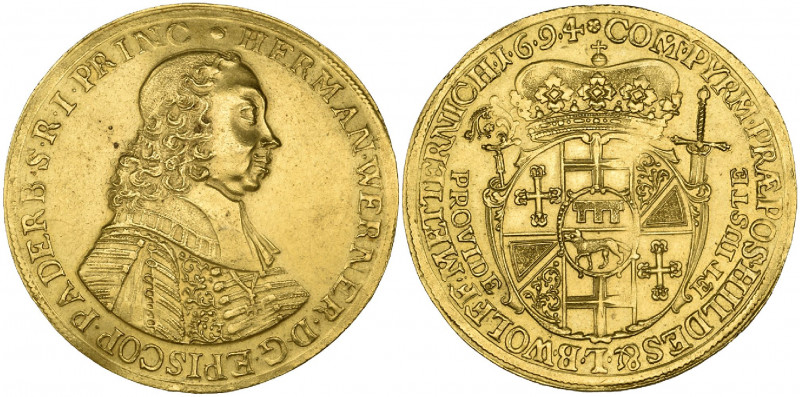 Germany, Paderborn, Hermann Werner Wolff Metternich zur Gracht (1683-1704), , ta...