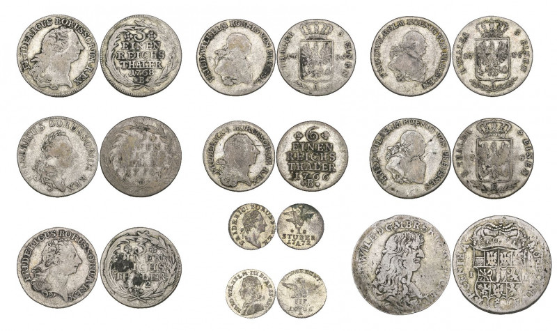Prussia, Friedrich Wilhelm (1640-88), two-thirds taler, 1674 il (Dav. 244); Frie...