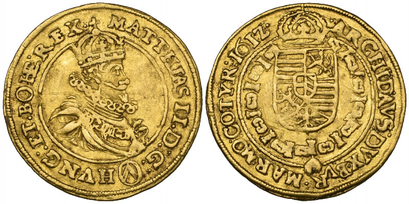 Austria, Matthias II (1612-19), ducat, Vienna, 1612, 3.41g (F. 92), about very f...