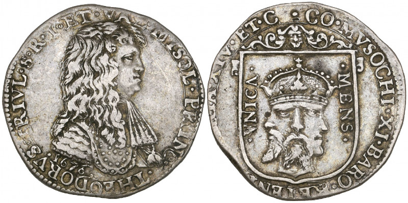 Italy, Retegno, Antonio Theodoro Trivulzio, mezzo Filippo stretto, 1676, bust ri...