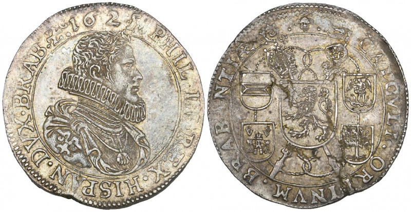 Spanish Netherlands, Brabant, Philip IV (1621-65), silver jeton, 1625 Brussels, ...